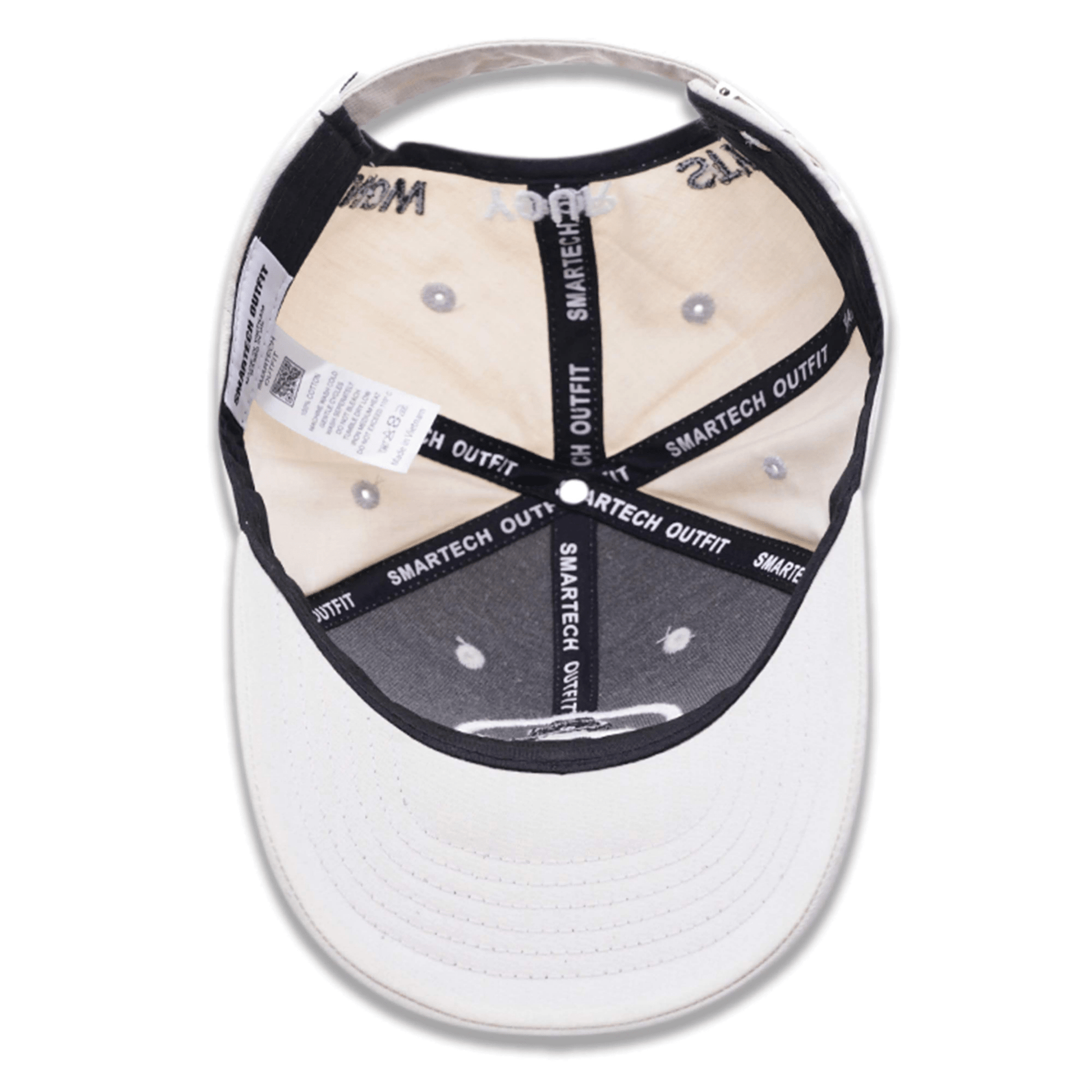 Beige Cotton Classic Baseball Cap - Smartech Outfit