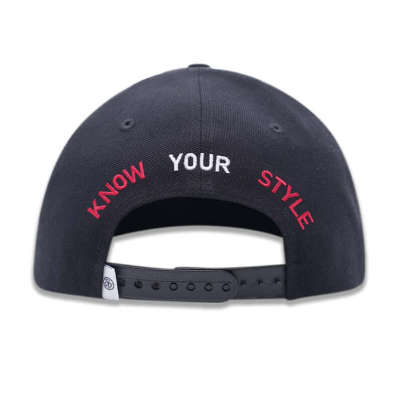 Black 5G Logo SnapBack Cap – classic curved brim and durable stitching