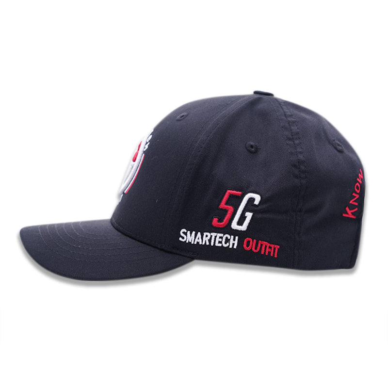 Black Cotton Baseball Cap – adjustable strap for a secure, comfortable fit