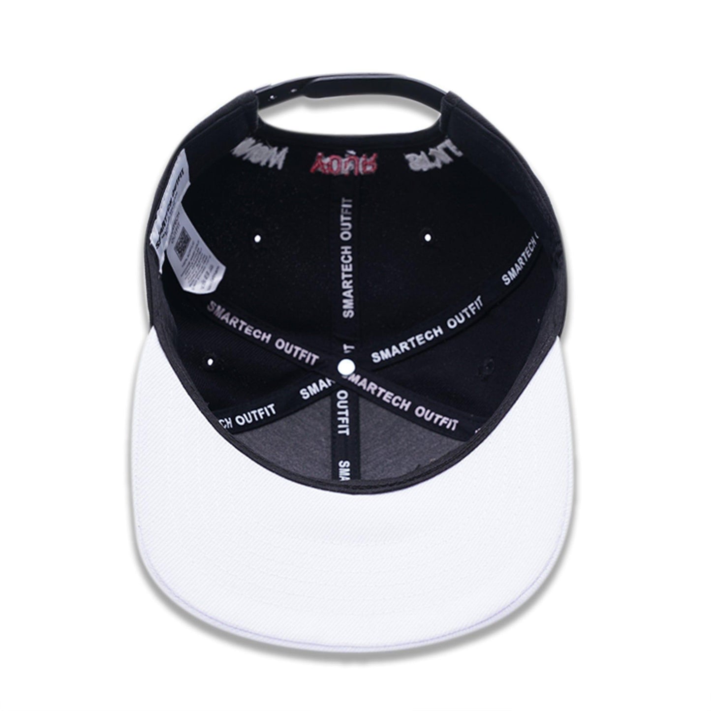 Black & White Snapback Cap - Smartech Outfit