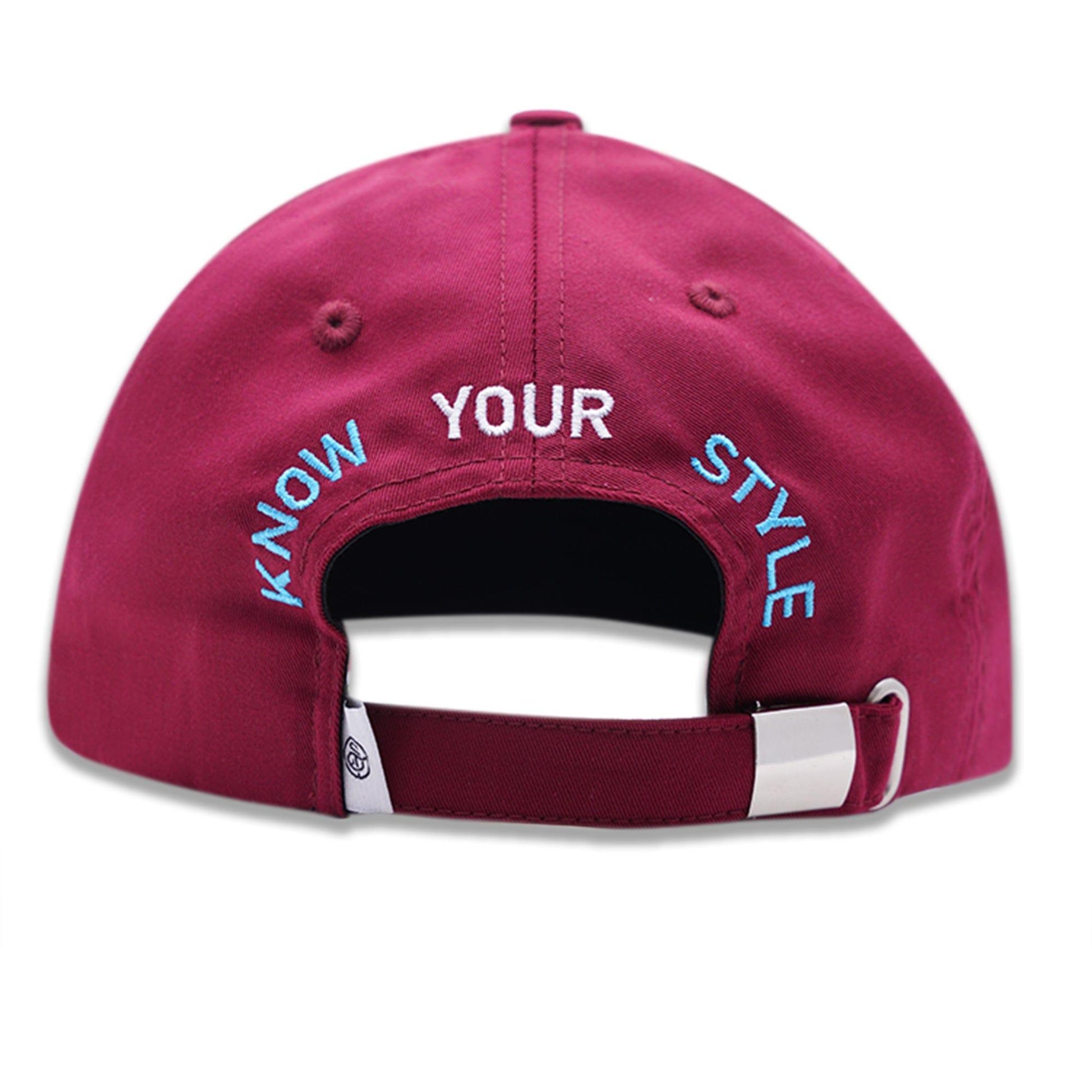 Men's winter burgundy baseball cap with ear flaps. Stylish, affordable, and one of the best cheap baseball caps.