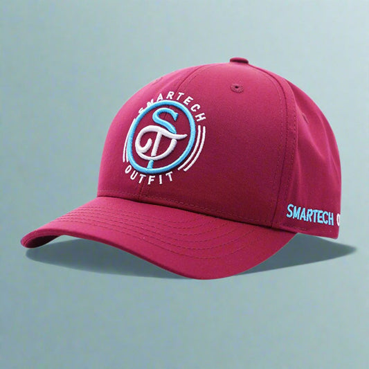 High-quality burgundy baseball cap, ideal for personalized branding and available for wholesale orders.