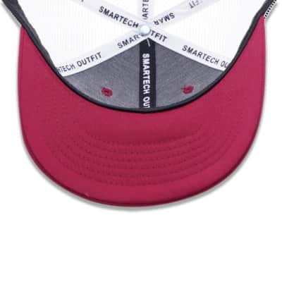 Burgundy Trucker Mesh Cap – durable cotton front panel with classic curved brim