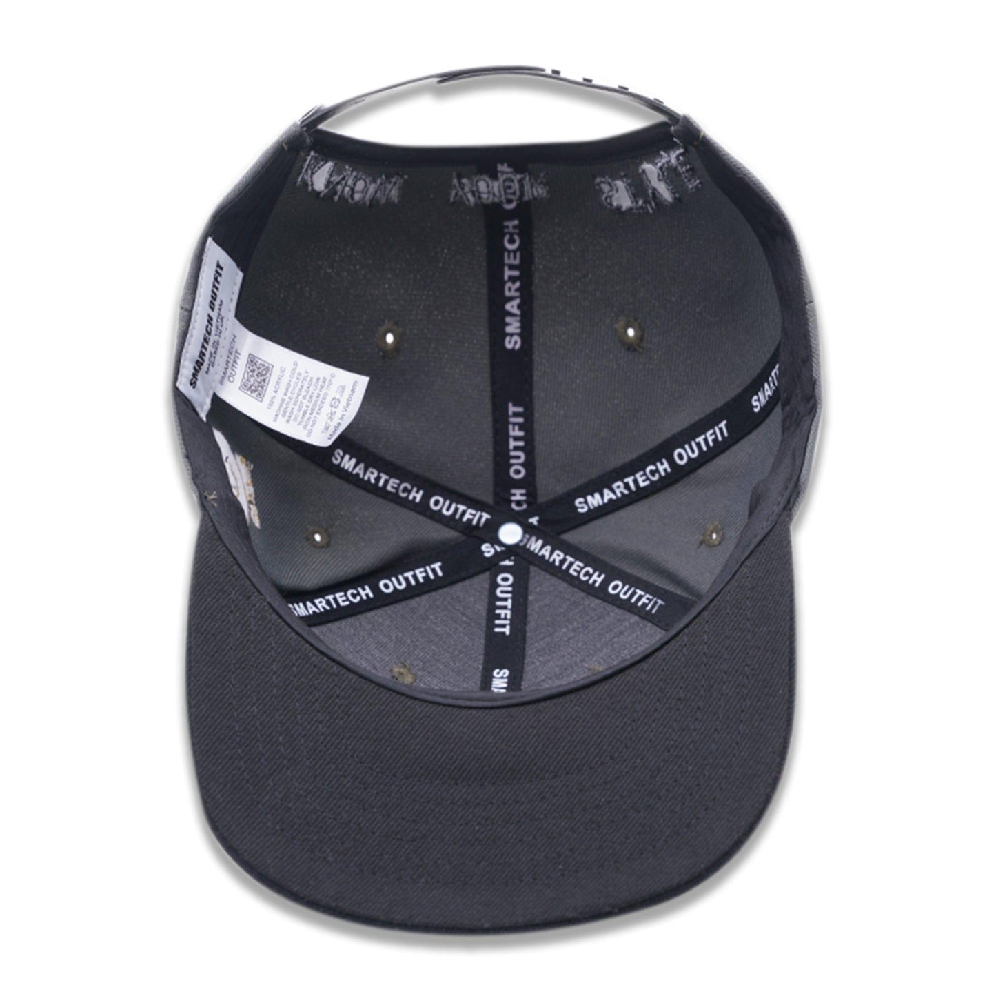 Gray & Black Snapback Cap - Smartech Outfit