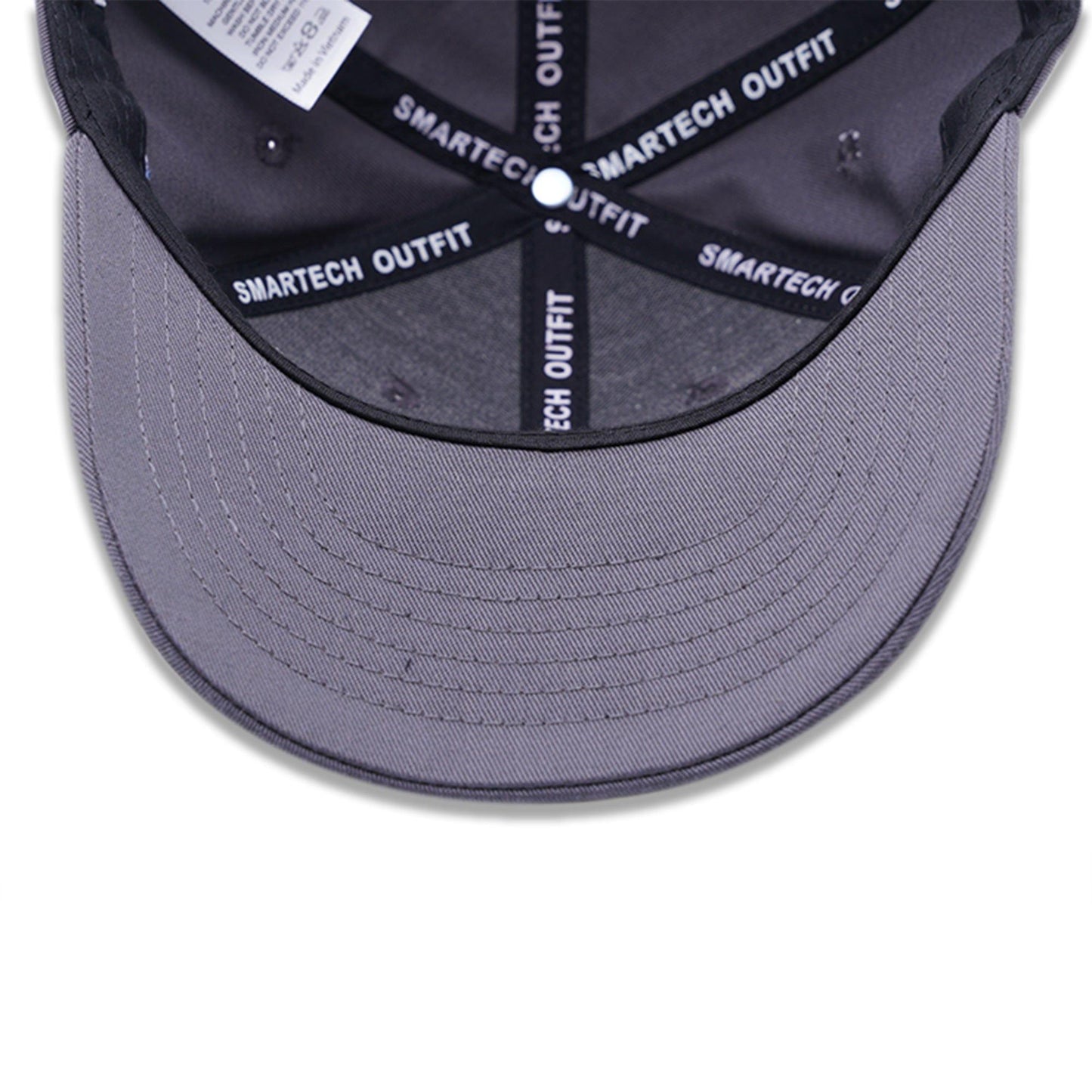 Gray Cotton Baseball Cap - Smartech Outfit