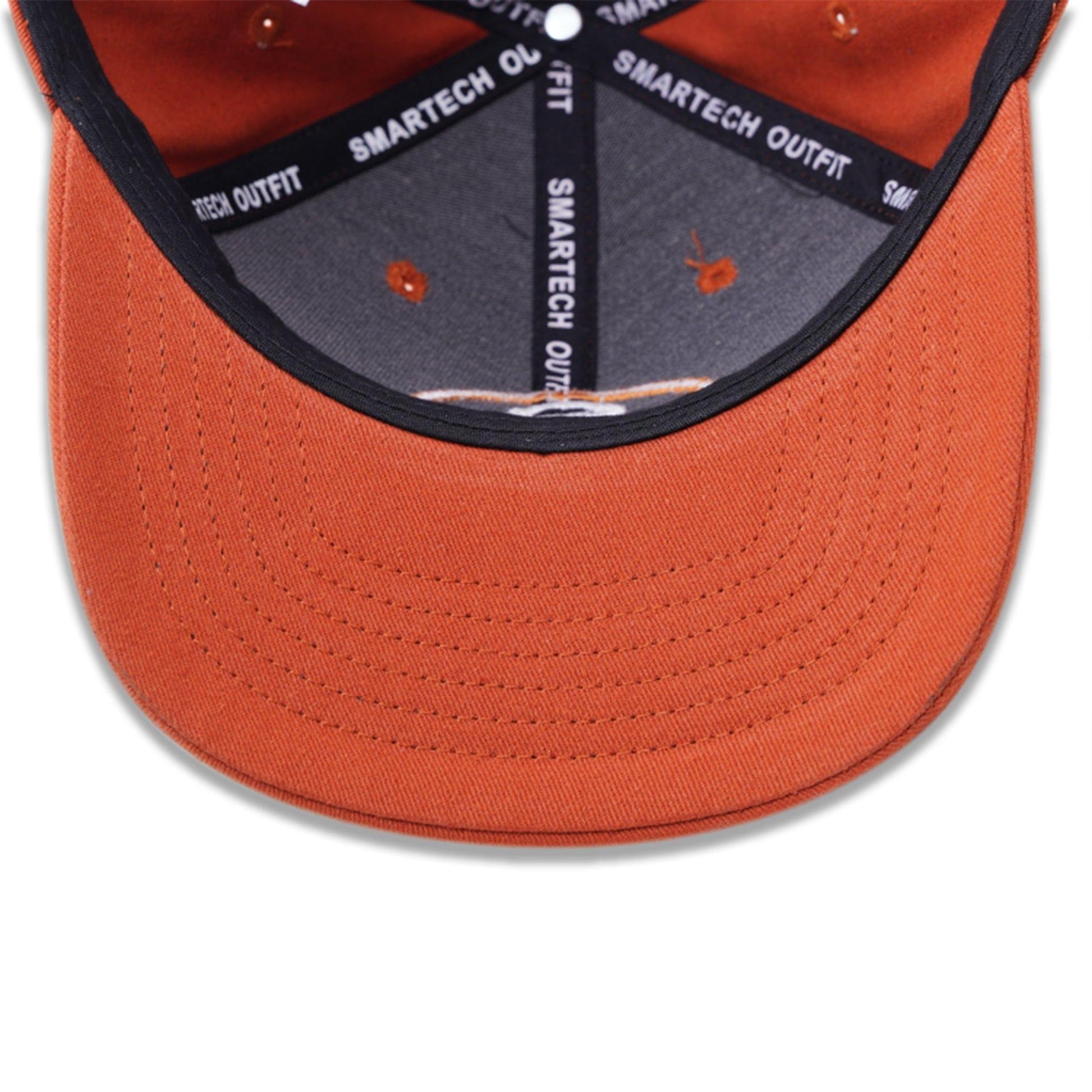 Orange Cotton Classic Baseball Cap - Smartech Outfit