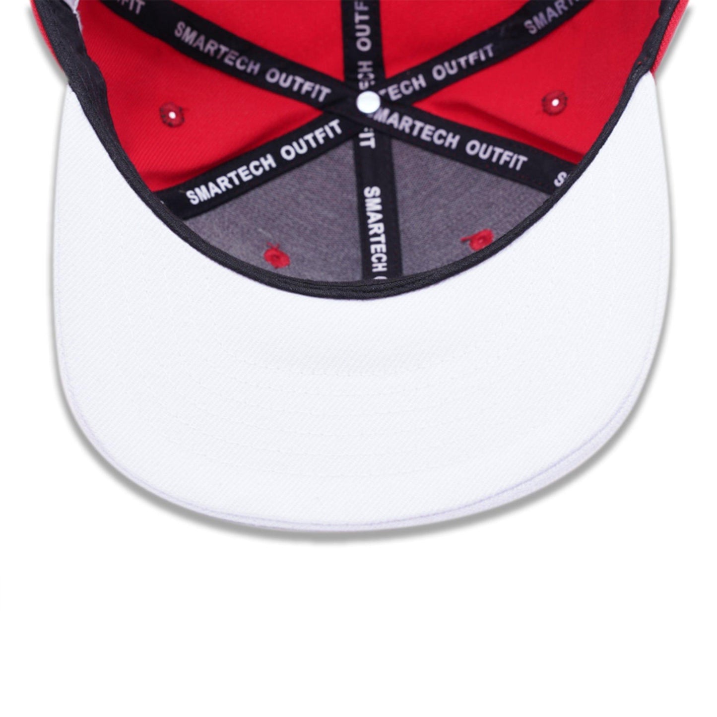 High-quality red snapback cap, ideal for casual wear