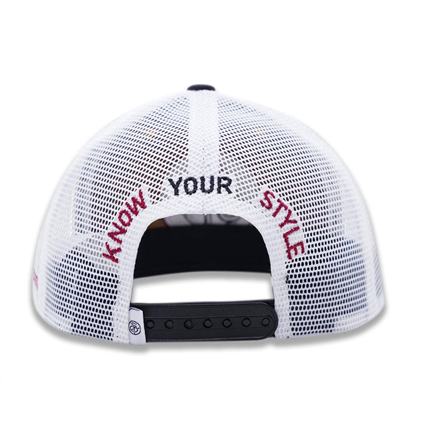 Yellow and white mesh sports cap, headgear for active wear, available in discount hats collection